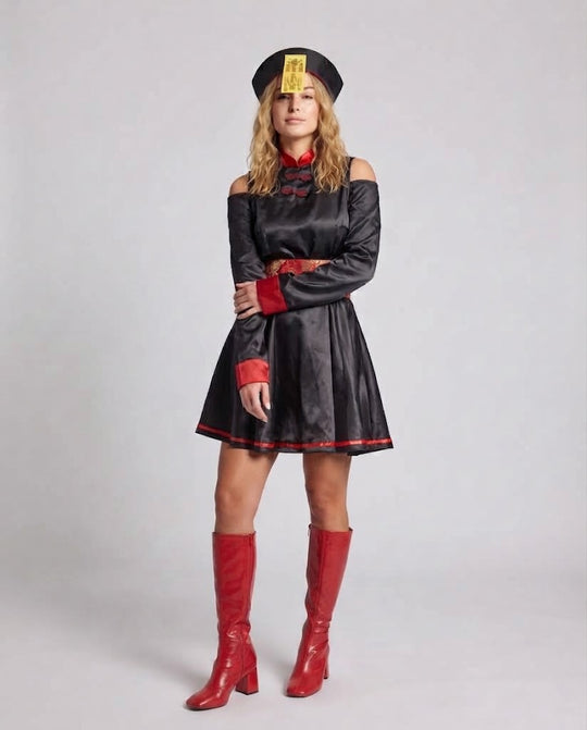 Damen Stylisches Kostüm im asiatischen Design mit eleganten Details Shop Nory