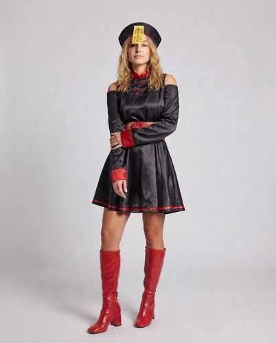 Damen Stylisches Kostüm im asiatischen Design mit eleganten Details Shop Nory