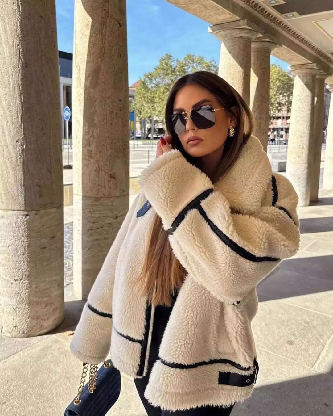 Shop Nory | Weiche, Warme Teddyjacke