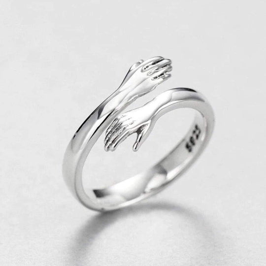 Silber Verstellbarer Hug Ring | Shop Nory