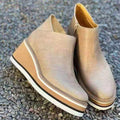 Orthopädische Leder-Sneaker mit Komfortsohle