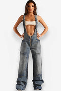 Denim Multi Taschen Overall