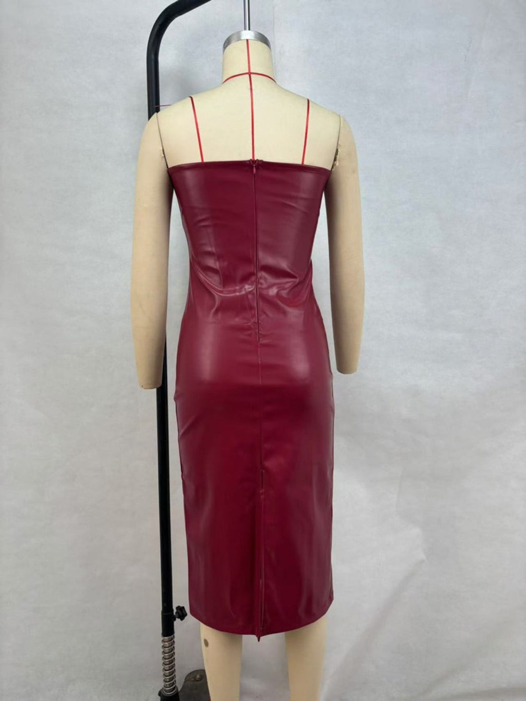 Schlauchtop geteiltes Kleid
