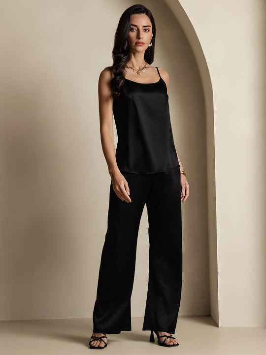 Seide Entspannt Spaghettiträger Camisole Top