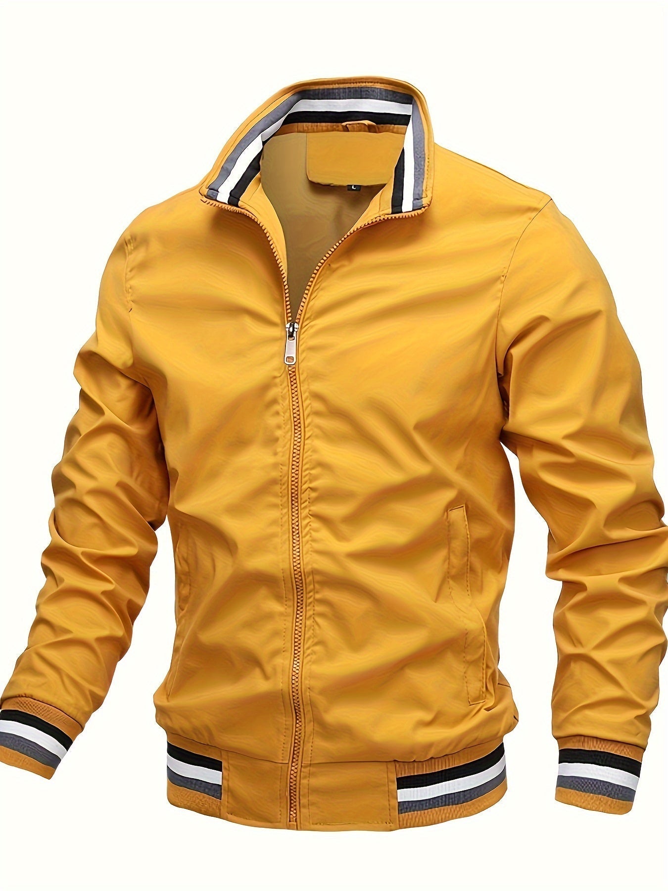 Shopnory | Jacke Einheitliche Farbe Polyester