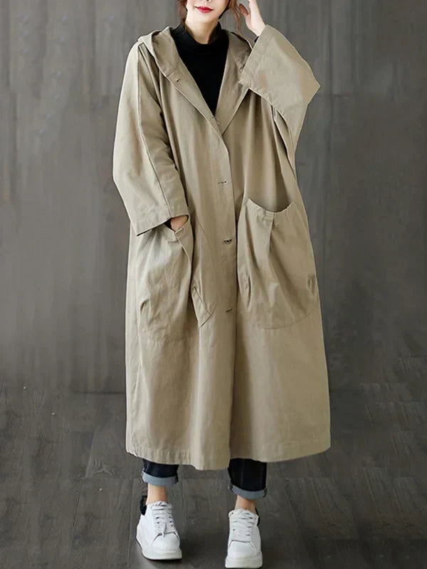 ShopNory | Langer Wasserdichter Trenchcoat Mantel