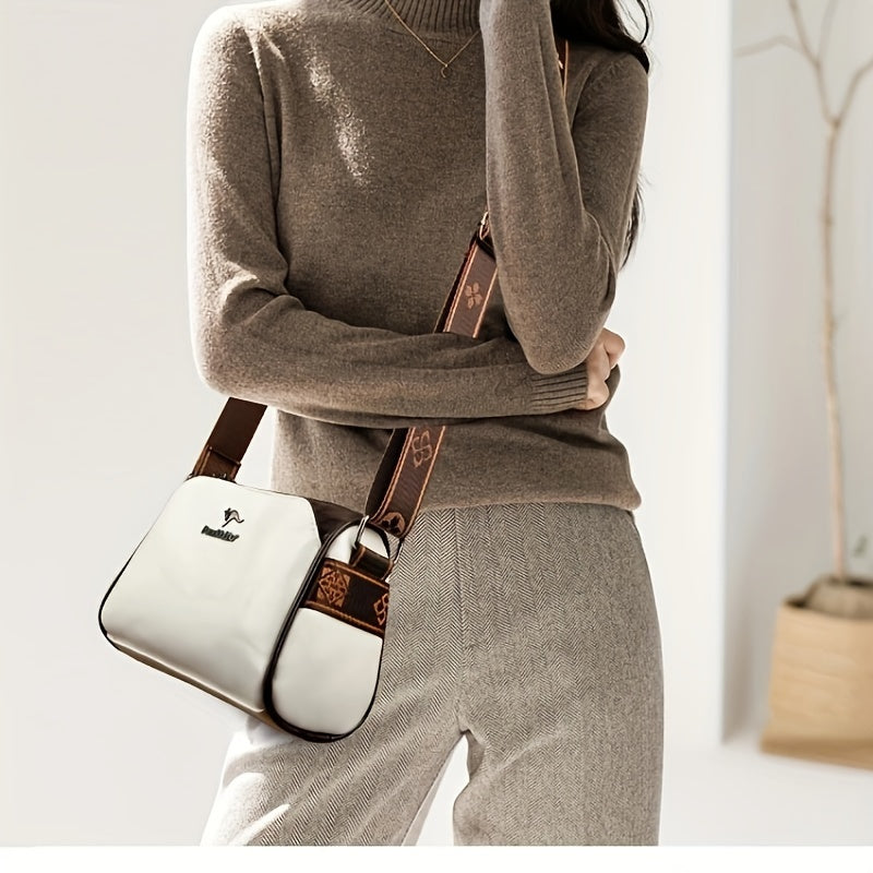 Luxuriöse Crossbody Tasche für stilvolle Frauen | Vegan Leather