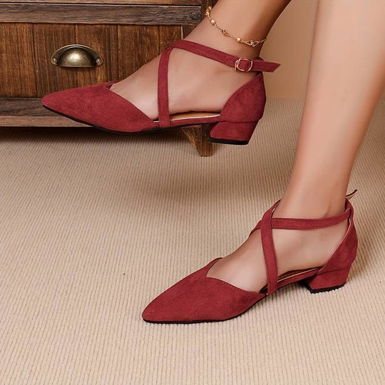 Mode Flache Damenschuhe Einfarbiges Design