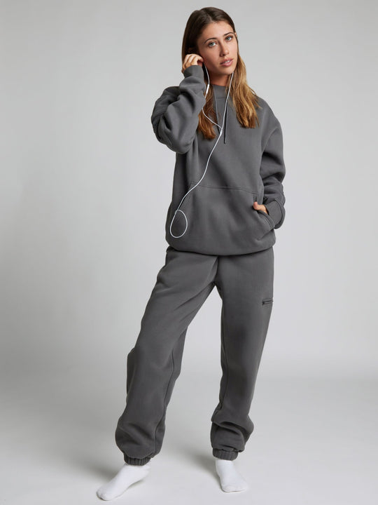 Bequemer Reise-Hoodie mit Flugmodus-Grafik