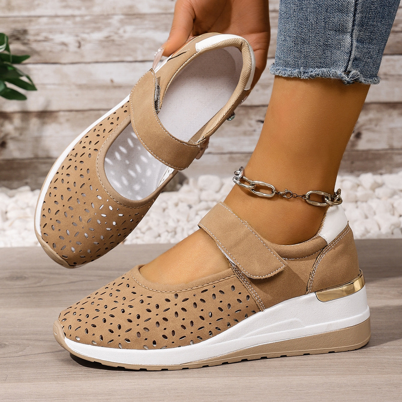 stilvolle orthopädische Turnschuhe mit atmungsaktivem Design