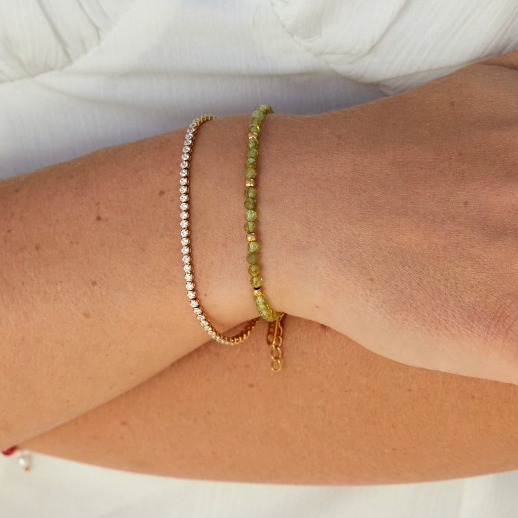 Goldene Zirkonia-Armband | Shop Nory