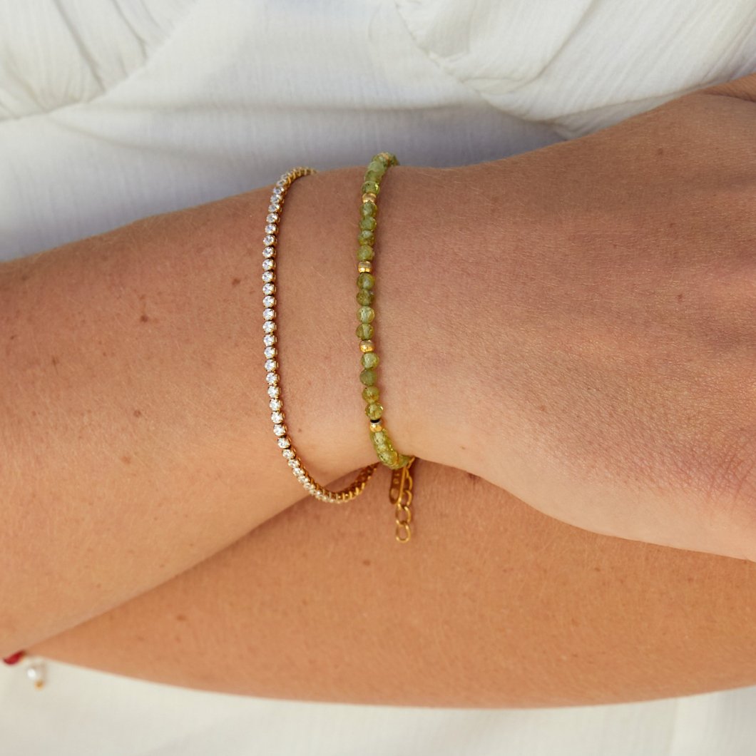 Goldene Zirkonia-Armband | Shop Nory