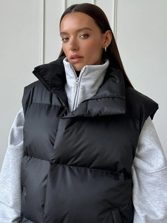 Shopnory | Damenweste neutrale Farben