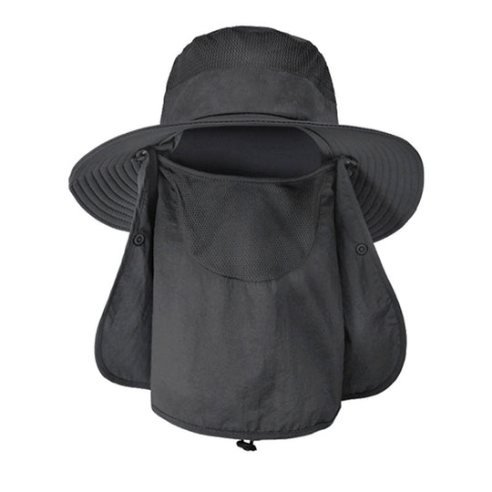 Shopnory | Vollabdeckung Gesicht Sonnenschutz Maske im Freien UV Eimer Hut