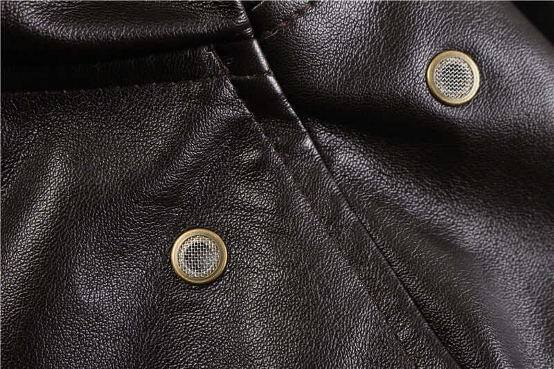 Herren Lederjacke mit praktischen Taschen