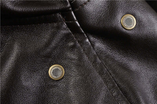 Herren Lederjacke mit praktischen Taschen