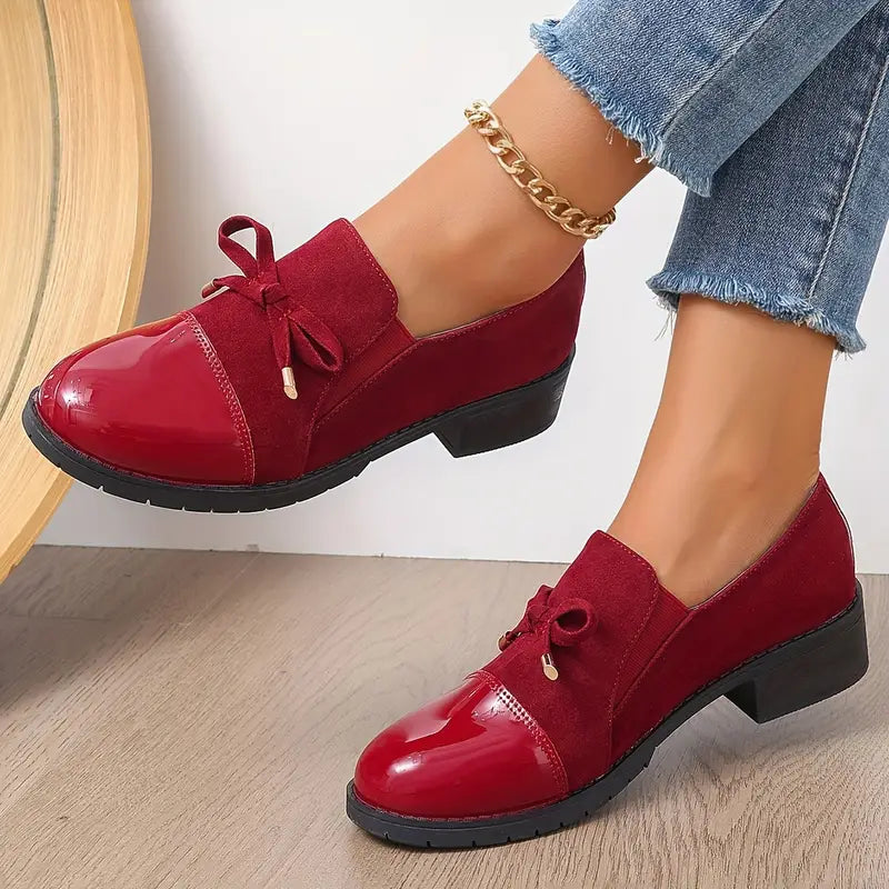 Damen Lackleder Loafers Shopnory Shopnory