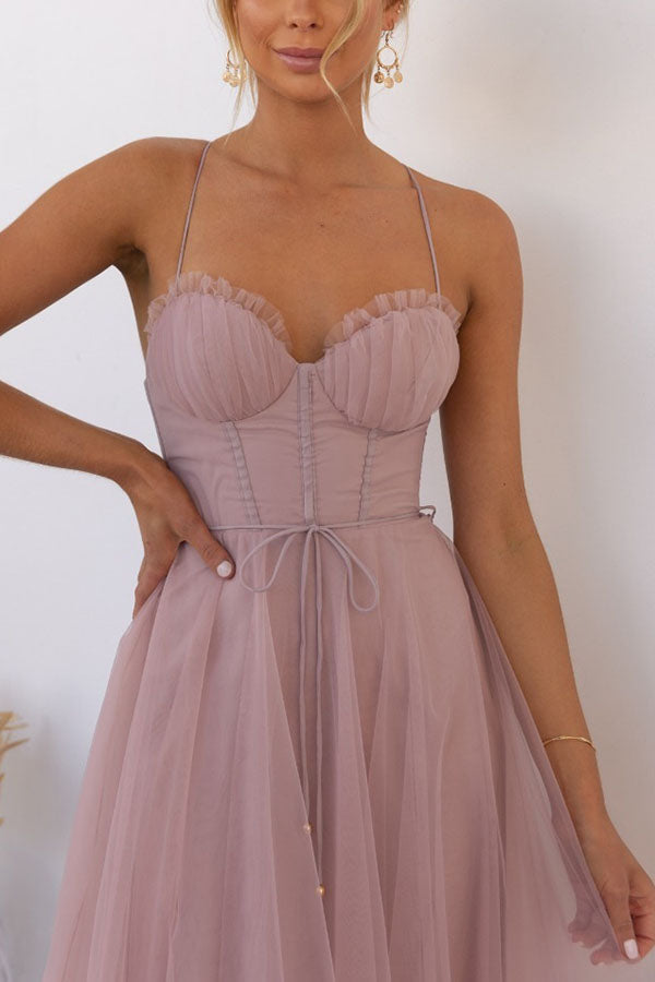 Modernes prinses chiffon Kleid