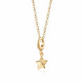 Gold Facettierter Stern Charm Halskette | Shop Nory