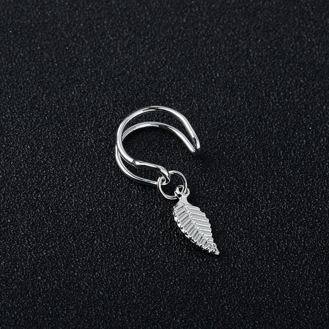 Fashion Blatt Clip Ohrringe | Shop Nory