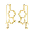 Fashion Molecule Struktur Ohrclimber Ohrringe | Shop Nory