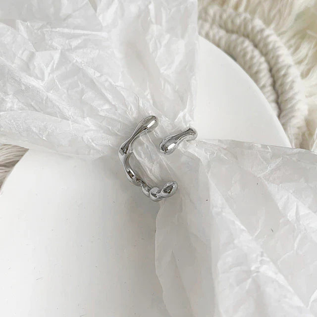 Irregulär Geflochtene Minimale Ringe | Shop Nory