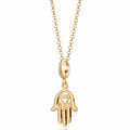 Gold Fatima Hand Charm Halskette | Shop Nory