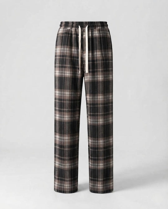 Damen Bequeme Karierte Hose Shop Nory