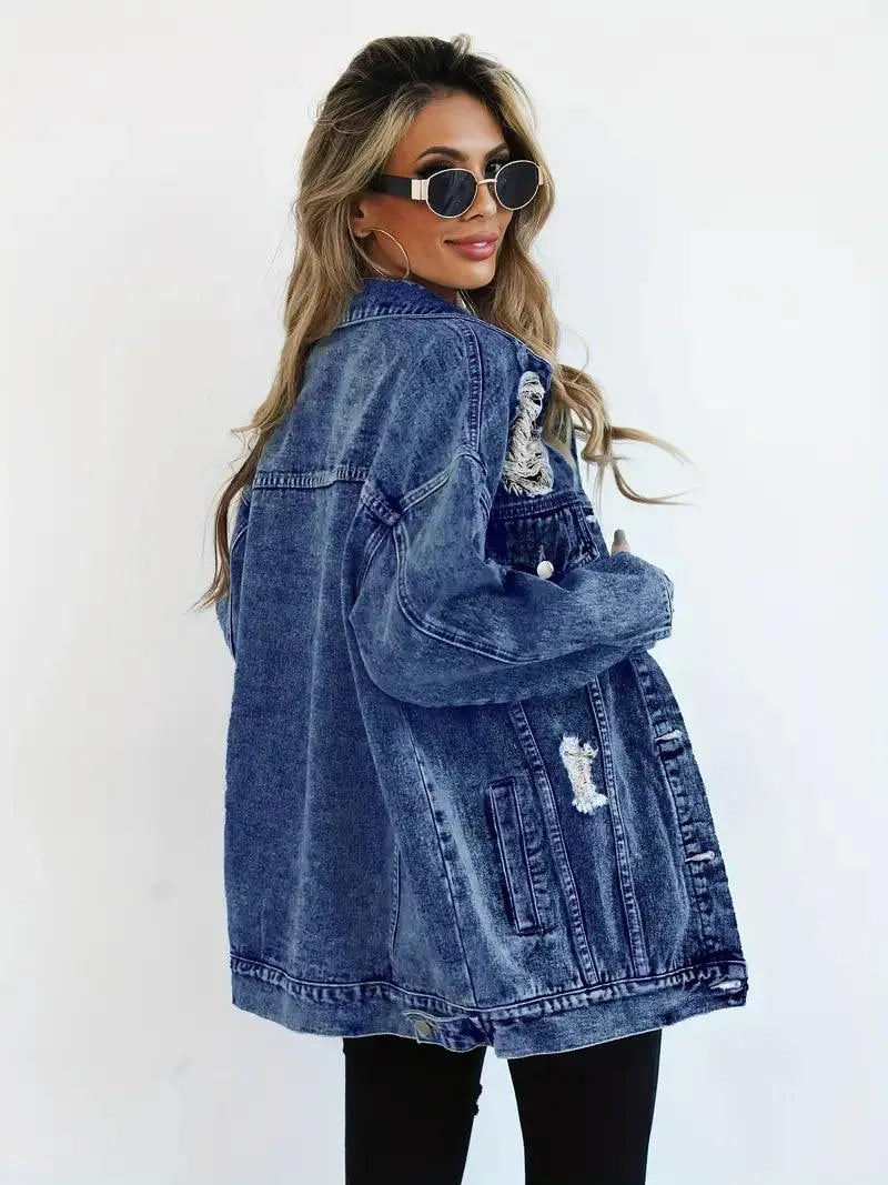 Oversized Jeansjacke für Damen