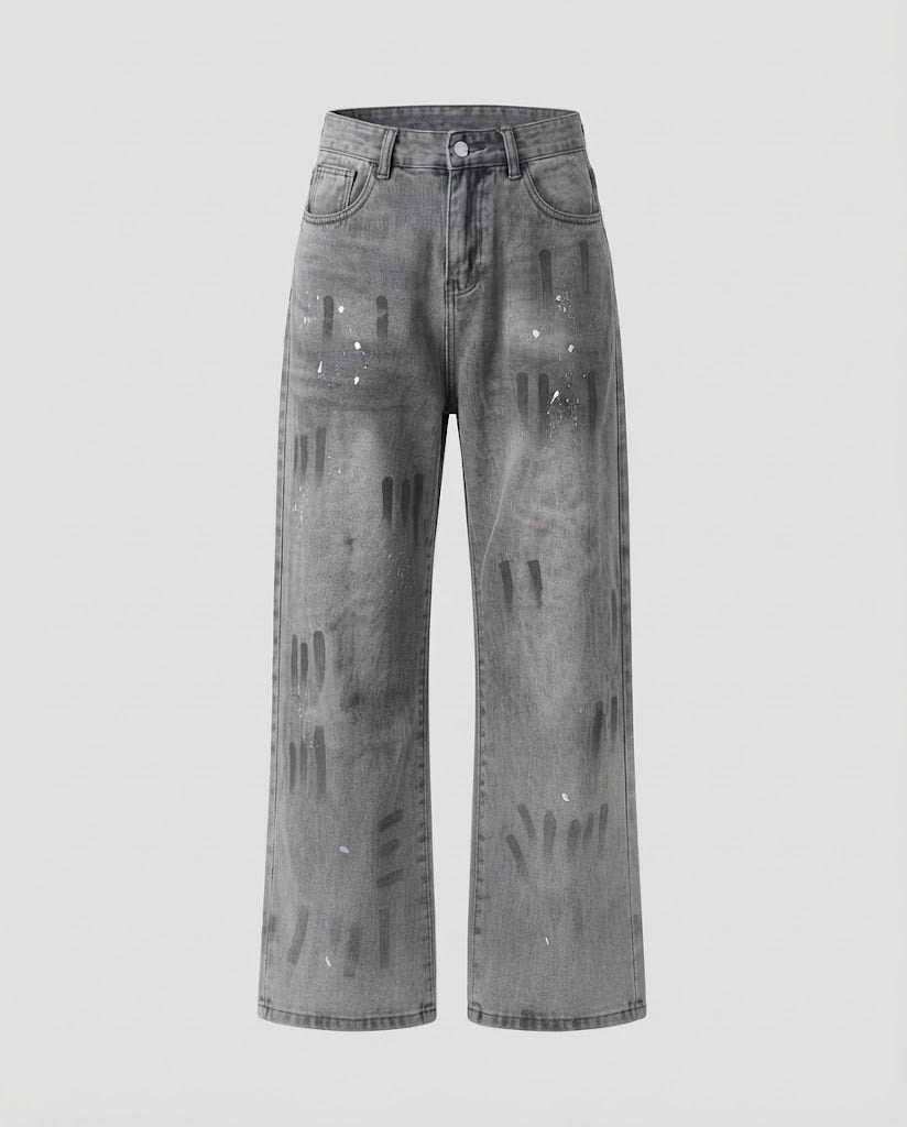 Damenmode Hochbundige Baggy Jeans Shop Nory