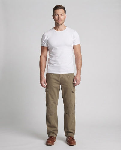 Herren Relaxte Utility‑Cargo‑Palazzo‑Hose mit gestuften Kniepaneelen Shop Nory