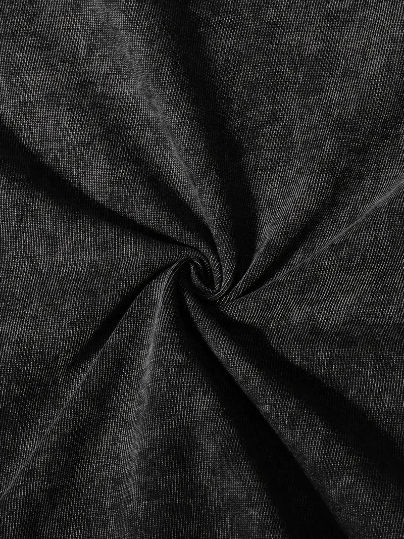 Baumwoll-T-Shirt mit Rundhalsausschnitt
