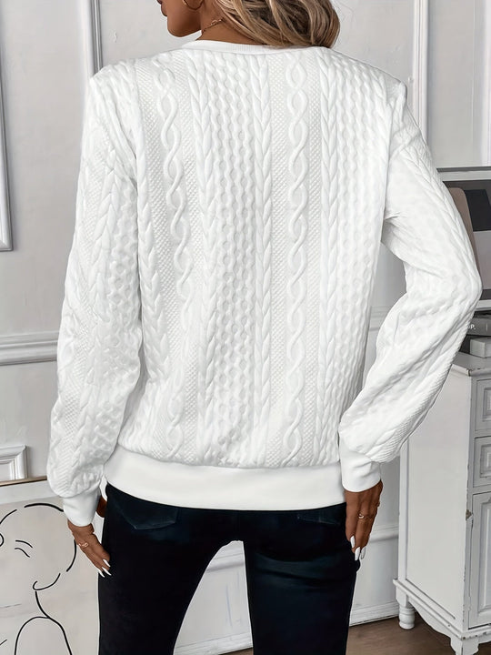 Stilvoller Strickpullover für Frauen