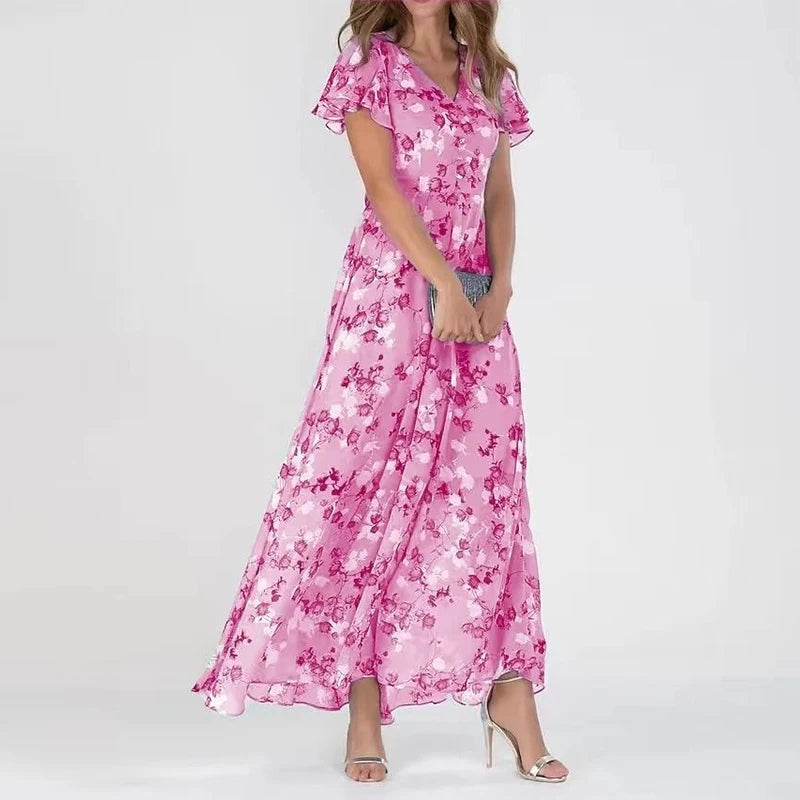 Elegantes und Buntes Kleid