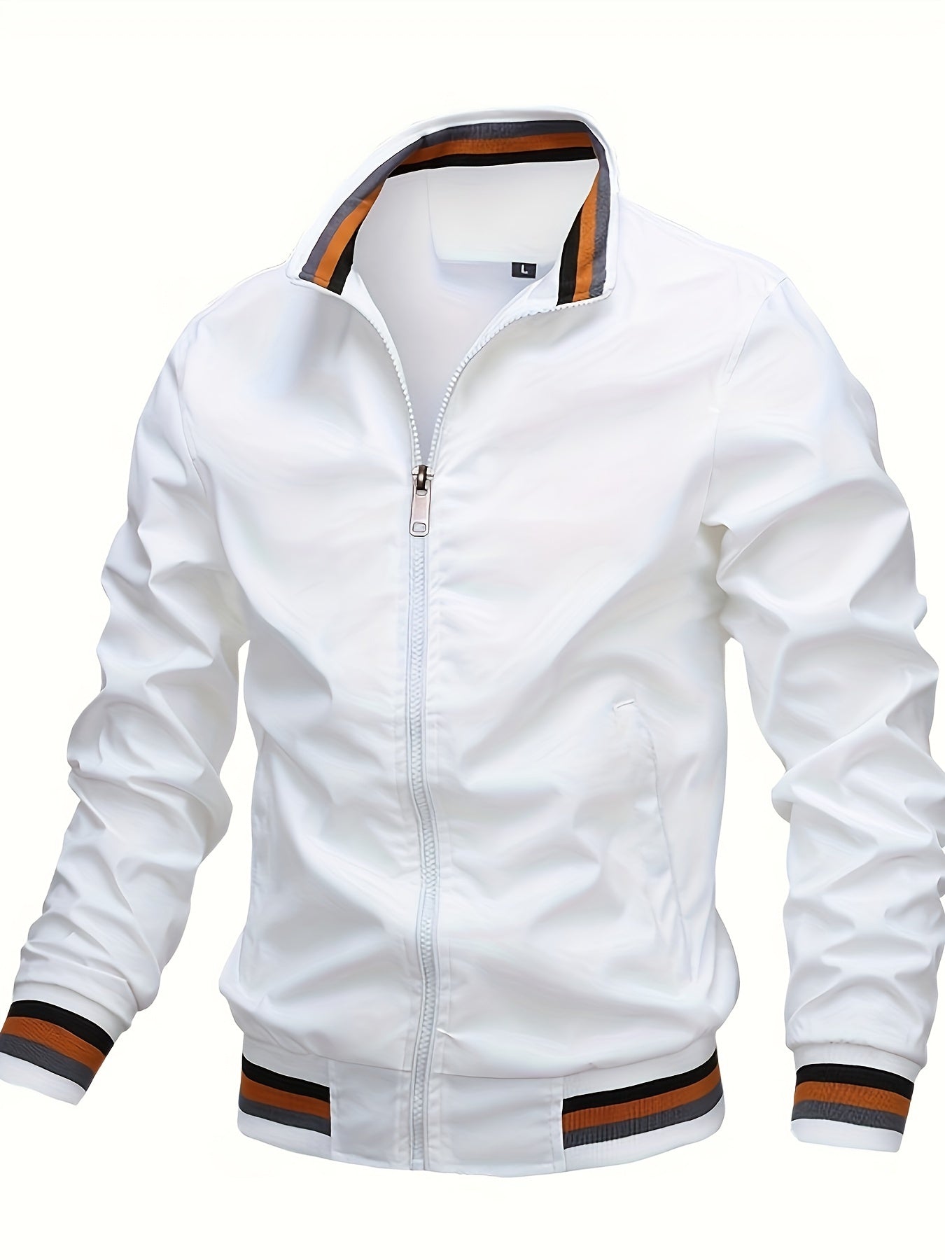Shopnory | Jacke Einheitliche Farbe Polyester