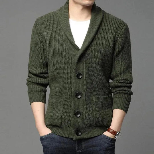 Sie Die Wärme Herren Strickjacke