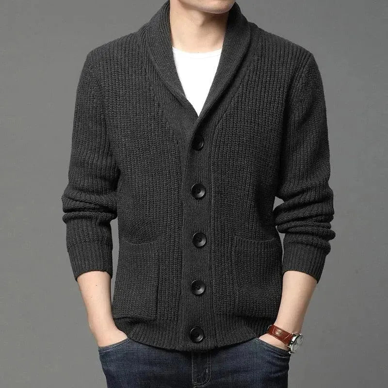 Sie Die Wärme Herren Strickjacke