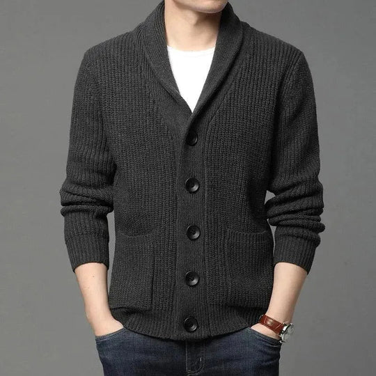 Sie Die Wärme Herren Strickjacke