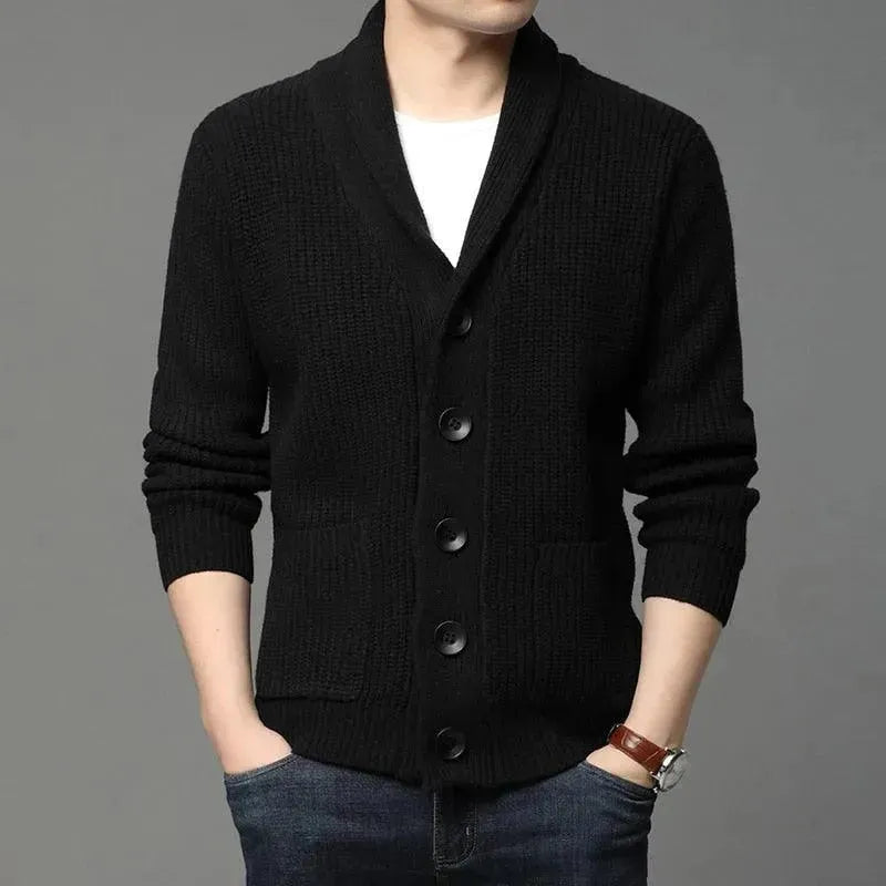 Sie Die Wärme Herren Strickjacke