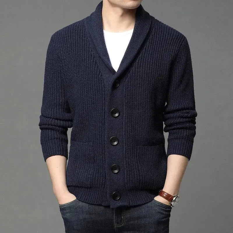 Sie Die Wärme Herren Strickjacke