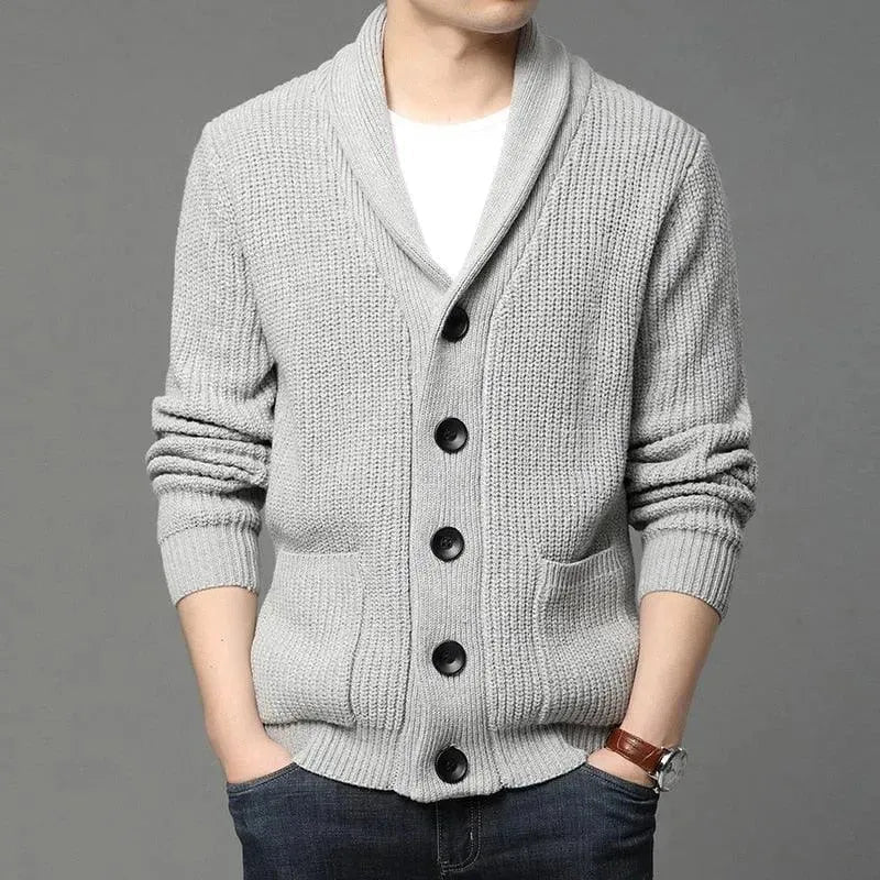 Sie Die Wärme Herren Strickjacke