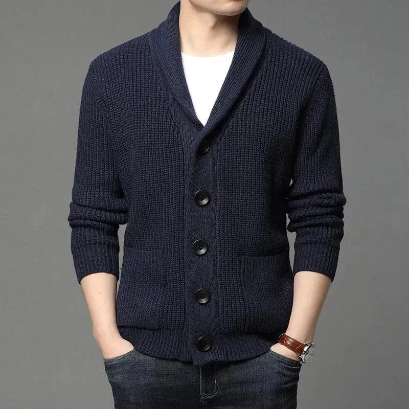 Sie Die Wärme Herren Strickjacke