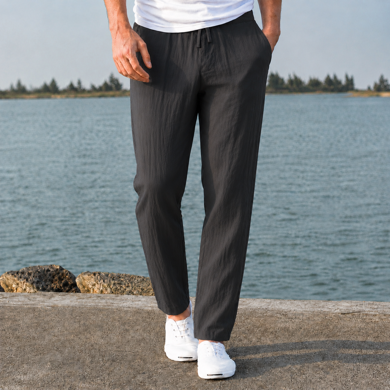 ShopNory | Leichte Herrenhose Lässig, Bequem & Atmungsaktiv