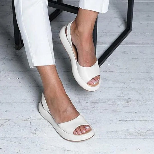 Damen Bequeme Schlichte Sandalen Freizeit