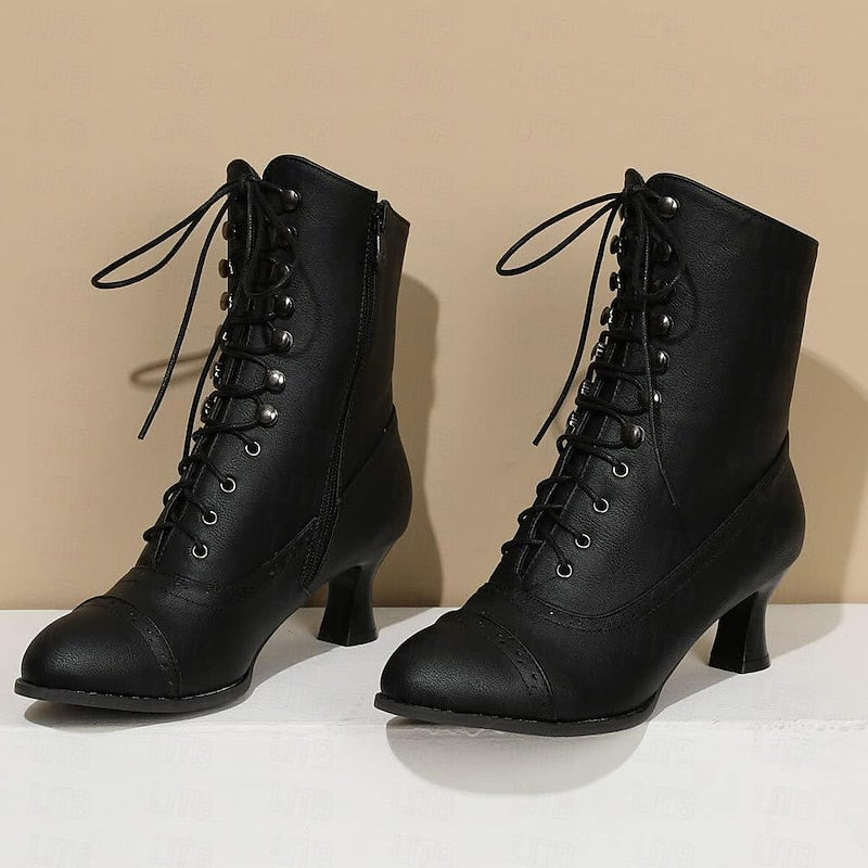 Vintage Komfort-Stiefel für Damen