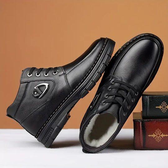 Thermo-Leder-Winterschuhe für Herren
