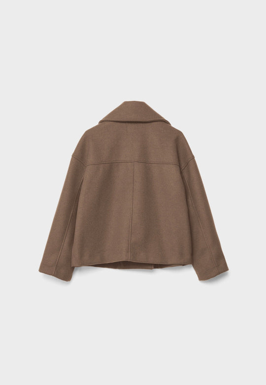 ShopNory | Damen Kurzer Mantel Oversize Herbst Übergang