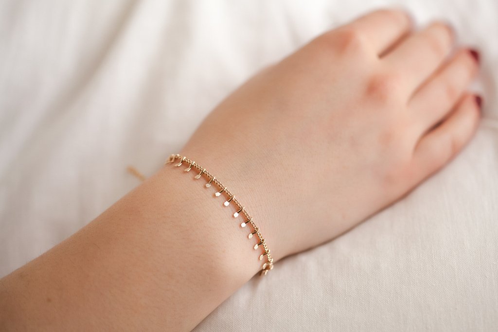 Filigrane Stäbchen Armband - 16 Karat vergoldet | Shop Nory