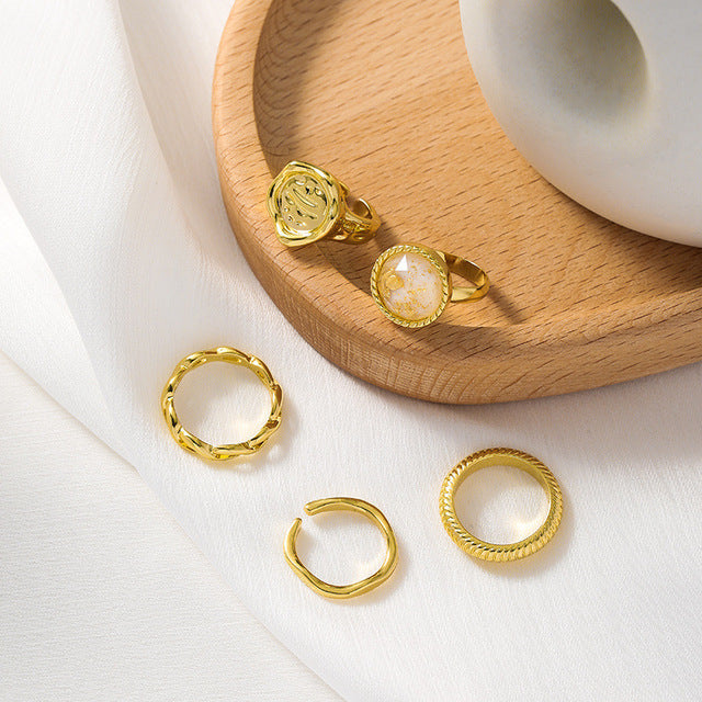 Fünfteiliges Kombinationsset Ringe | Shop Nory