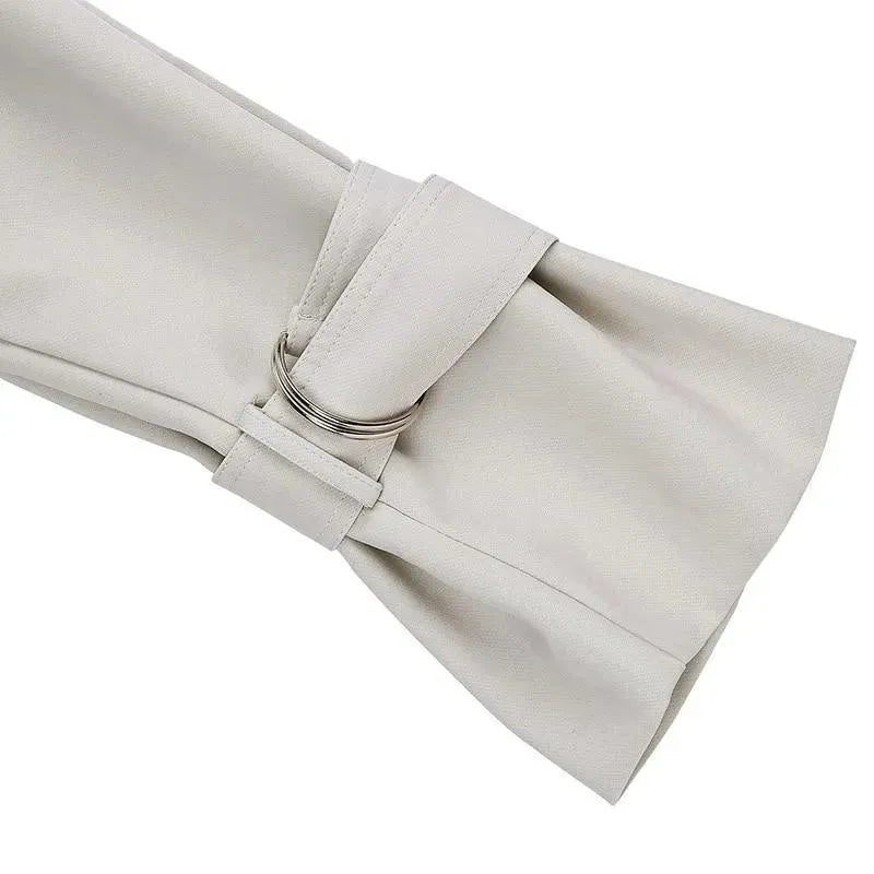 Ausgestellter Ärmel Trenchcoat für Damen